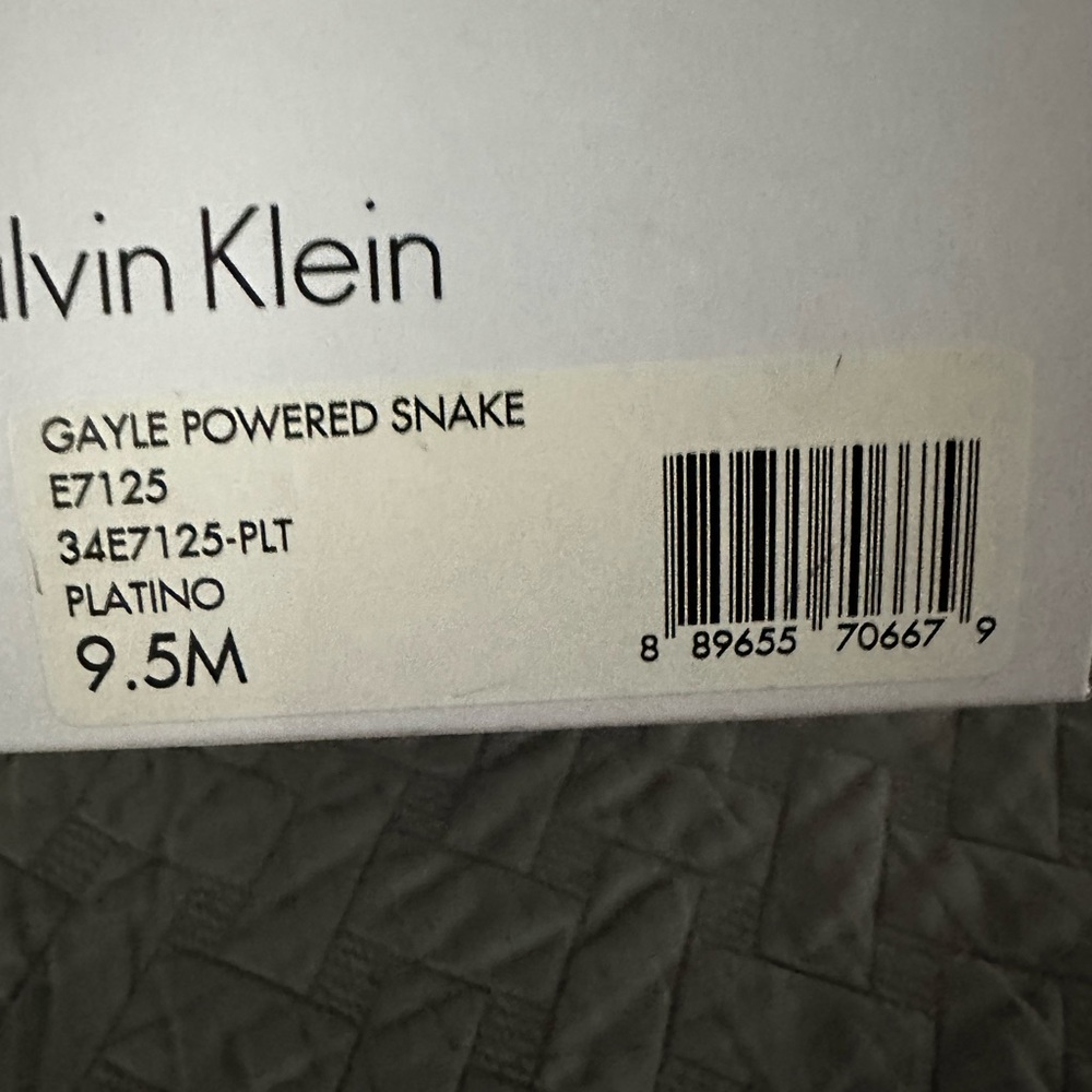 Calvin Klein Platino Snake Heels